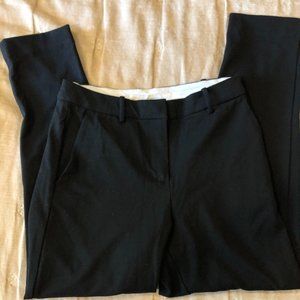 H&M black straight leg ankle pants